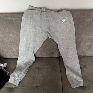 Nike gray Fleece Joggers